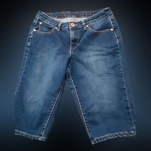 Jag Jeans Slim fit Bermuda Shorts. Size 8